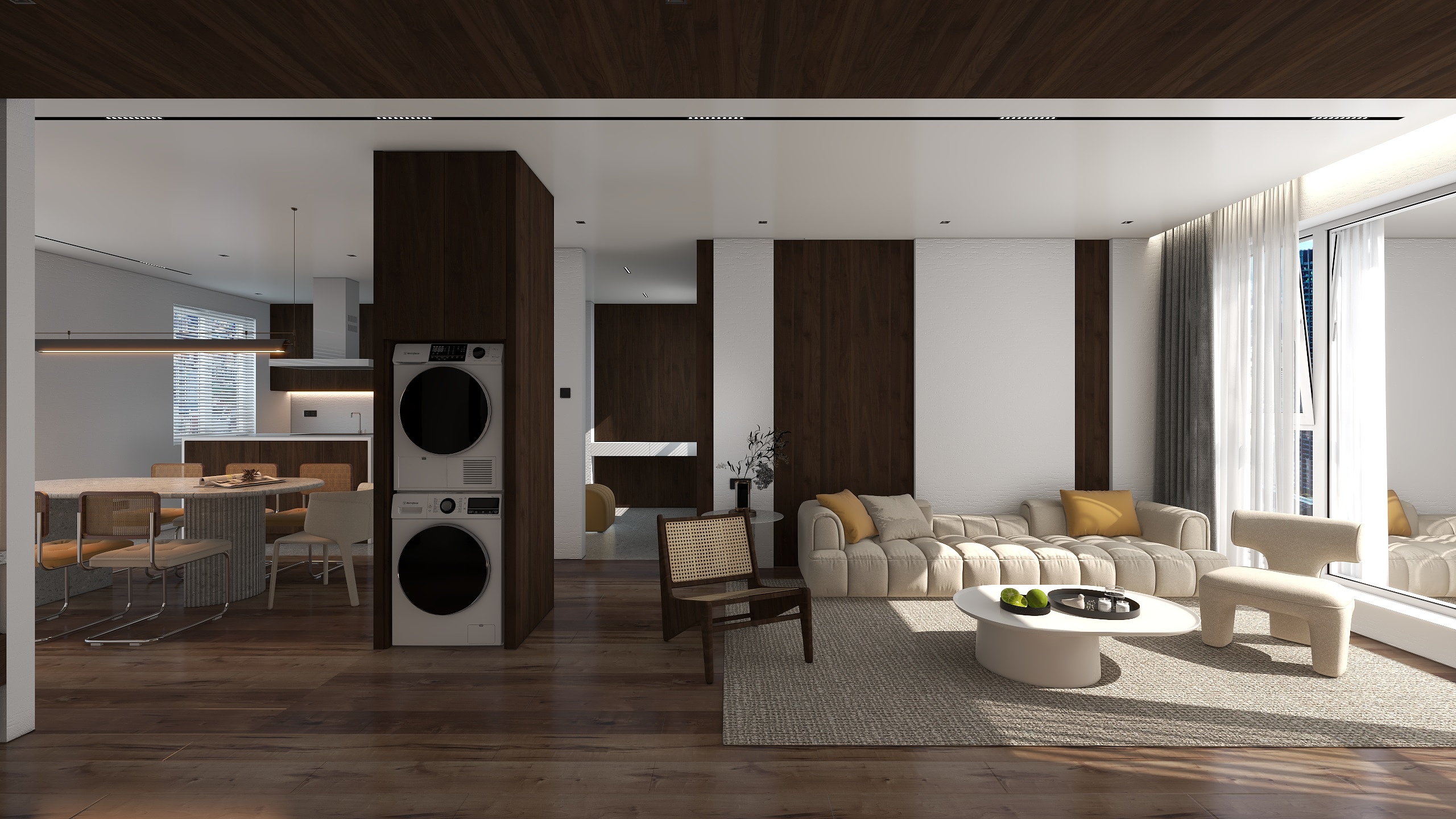 OD设计燃爷-现代极简《八十度留白》装修效果图