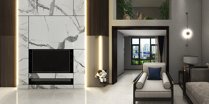 卓鹏yczs-保利上河雅颂-装修设计方案