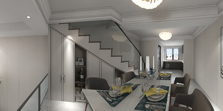 简工巧装设计工作室-君山公馆-装修设计方案