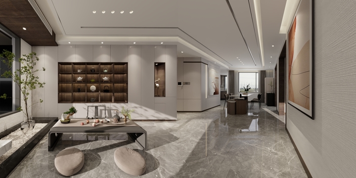 雄深云力-114㎡4室-装修设计方案