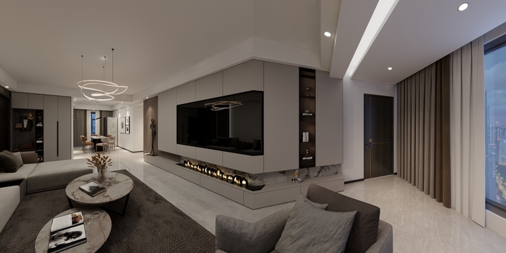 百兴居装饰-中方碧桂园翁总效果图-装修设计方案