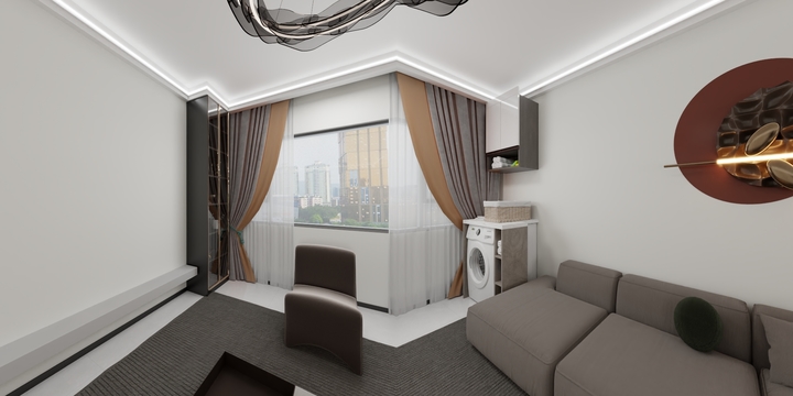 设计师胡小康-大名城江山轩115平方（设计）(CAD原始平面图)-装修设计方案