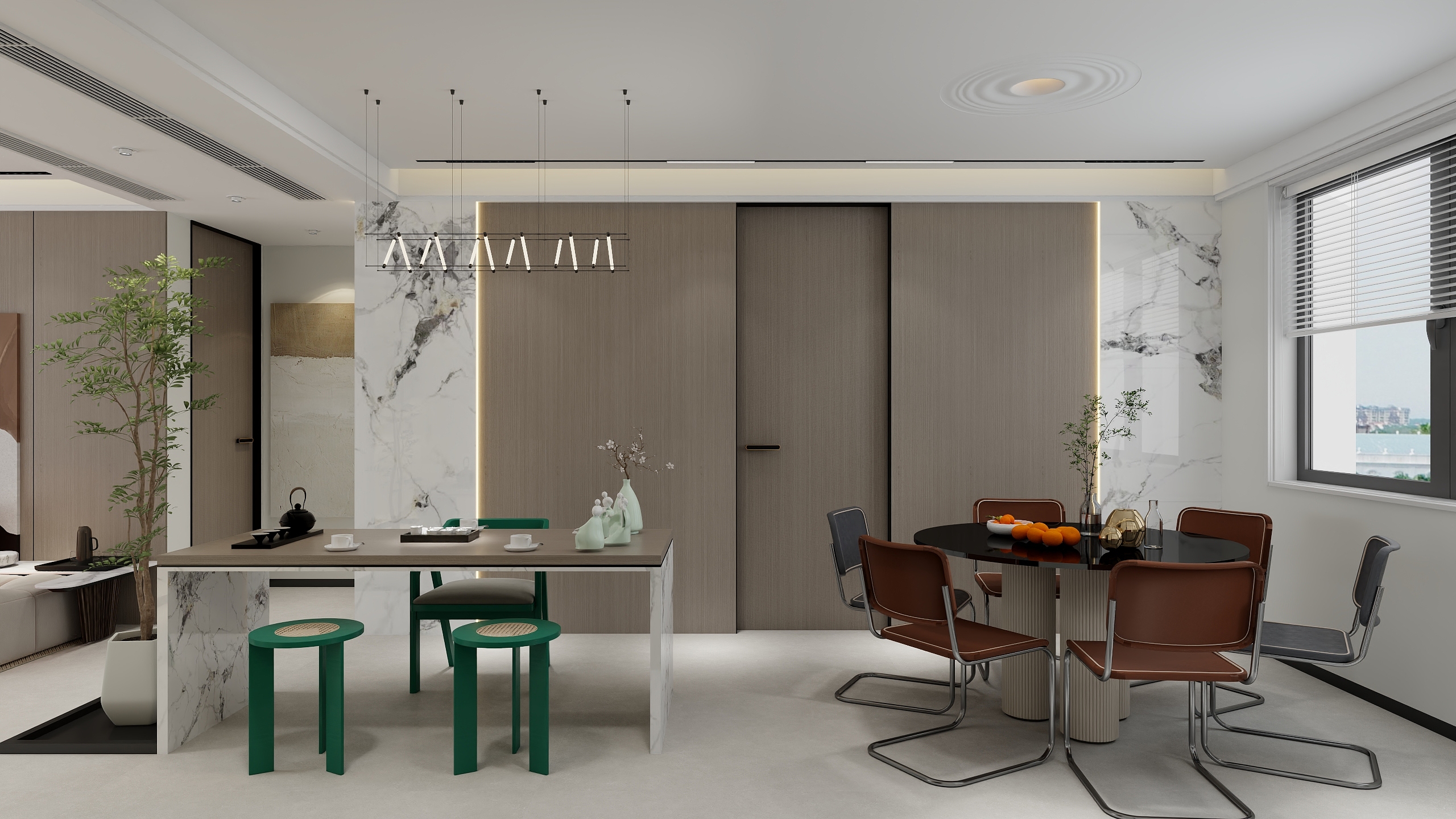 吴卓-118平方三室二厅二卫设计-装修设计方案