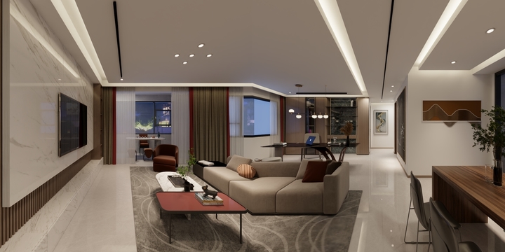 设计师伟哥-LANG歌尔绿城603-2-1102-装修设计方案