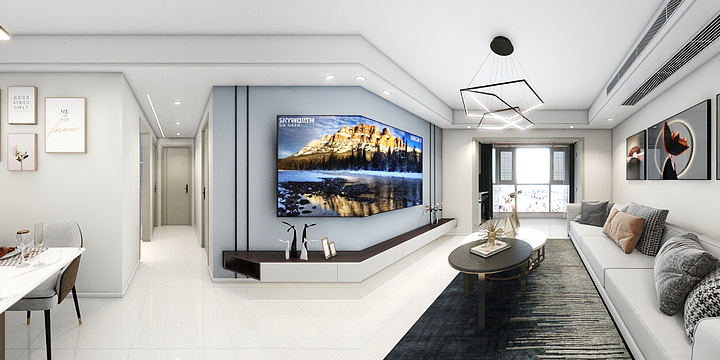 全案整装设计老王-中央花园中户修改-装修设计方案