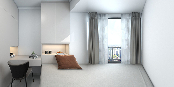 yp杨杨-悦峰华府-K2户型80平-装修设计方案