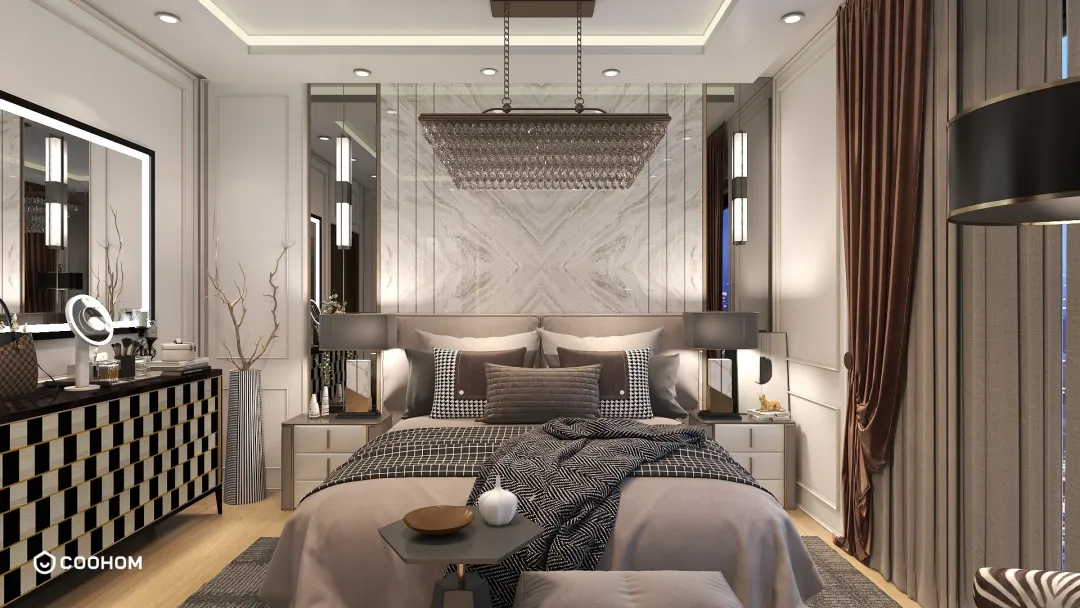 NoormArcInterioR的装修设计方案:Bedroom Interior Design
