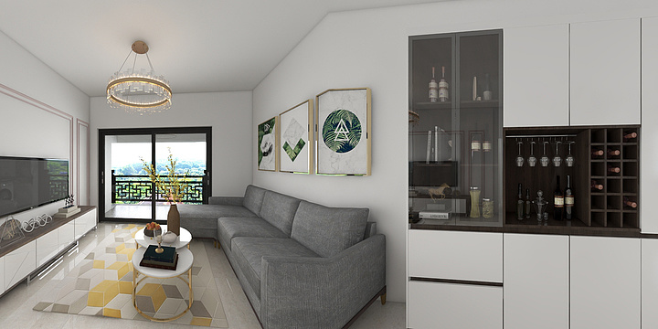 小将1-85平方轻奢-装修设计方案