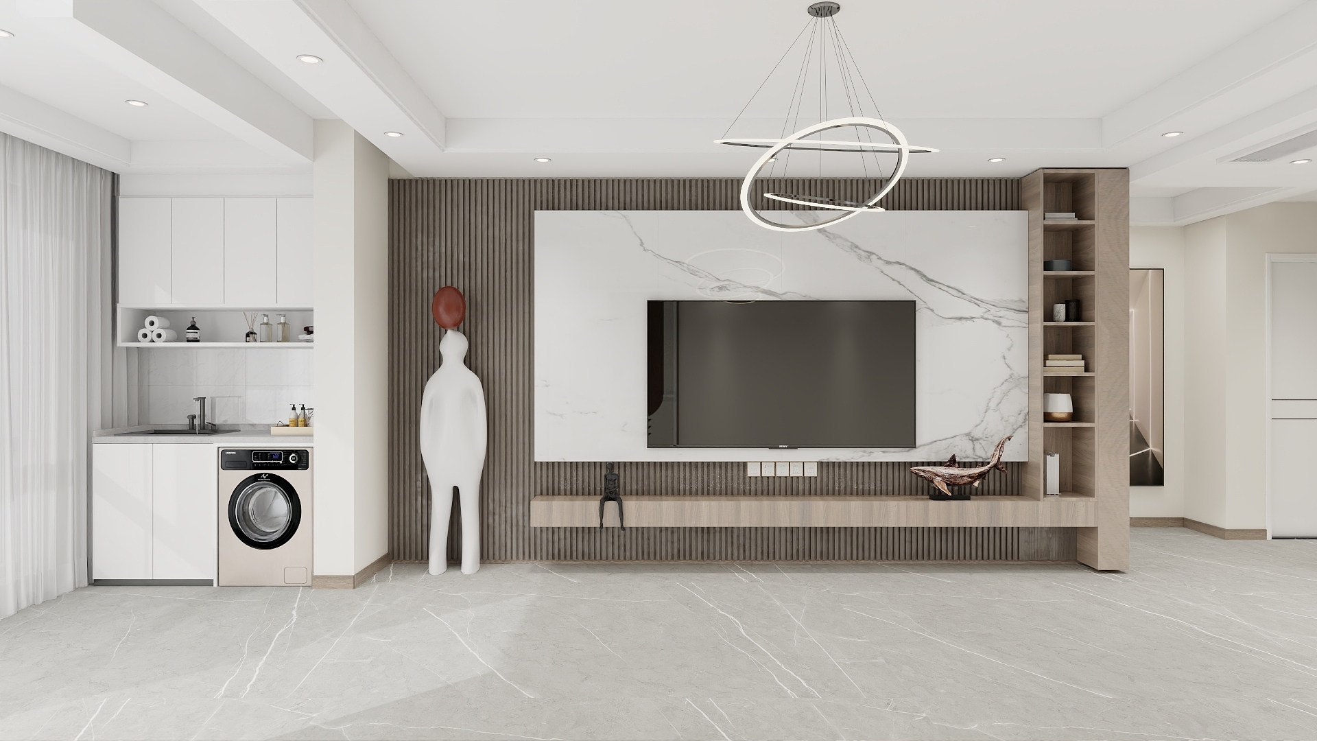 沈金凤-135㎡4室装修效果图