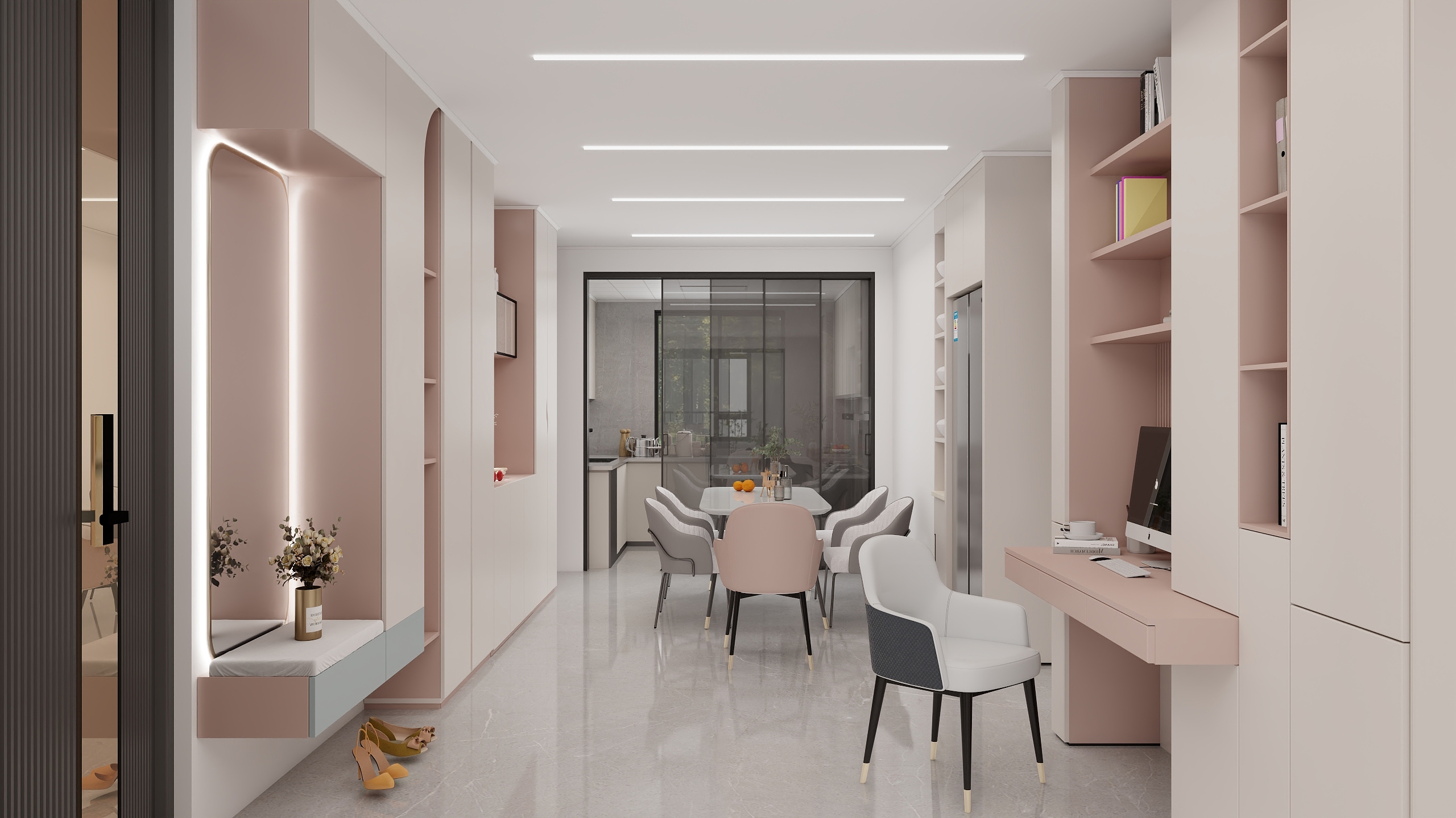 土拨鼠爱设计-建面116平3室装修效果图