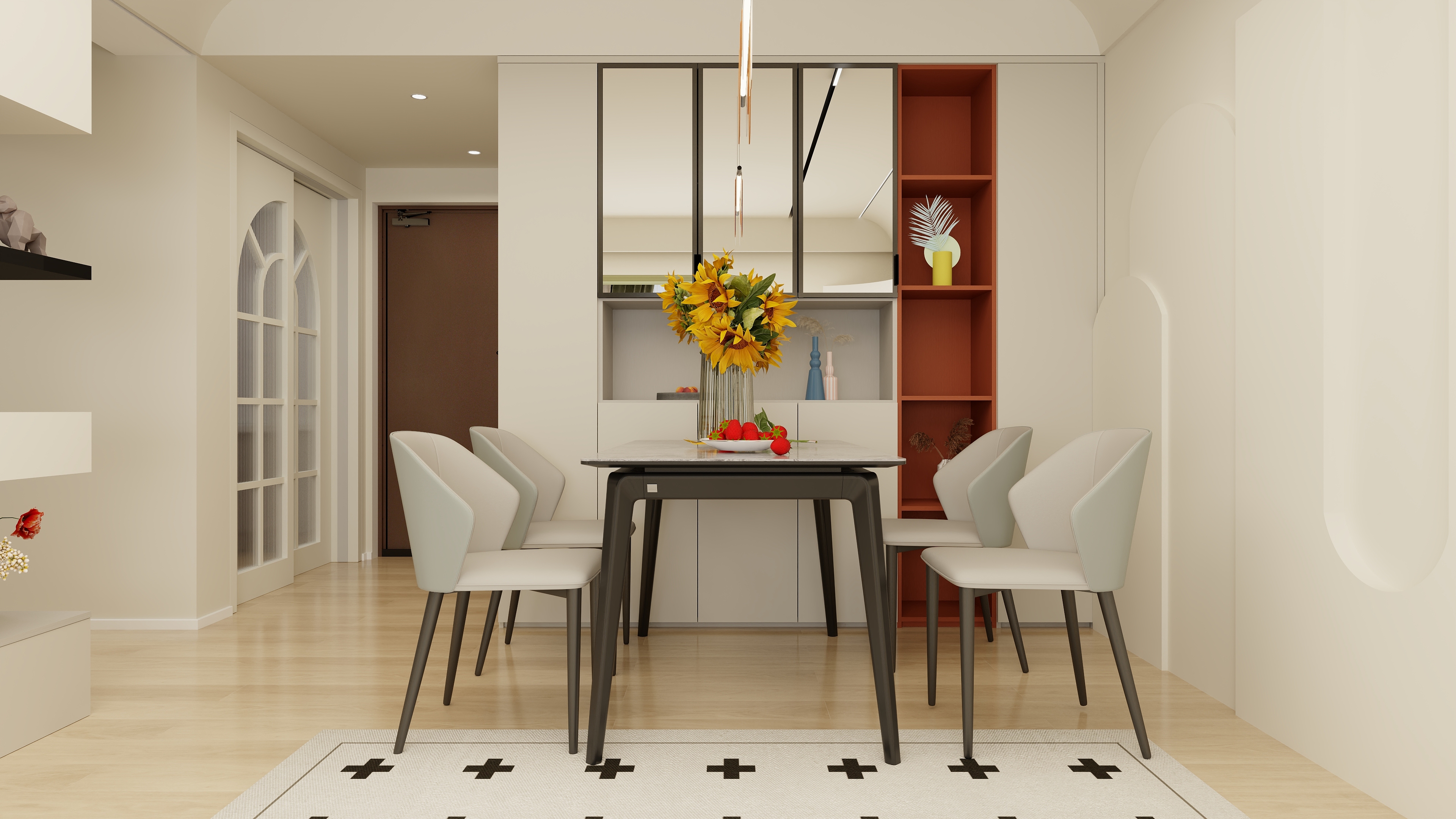 顾家家居1_-翰林苑93㎡3室装修效果图