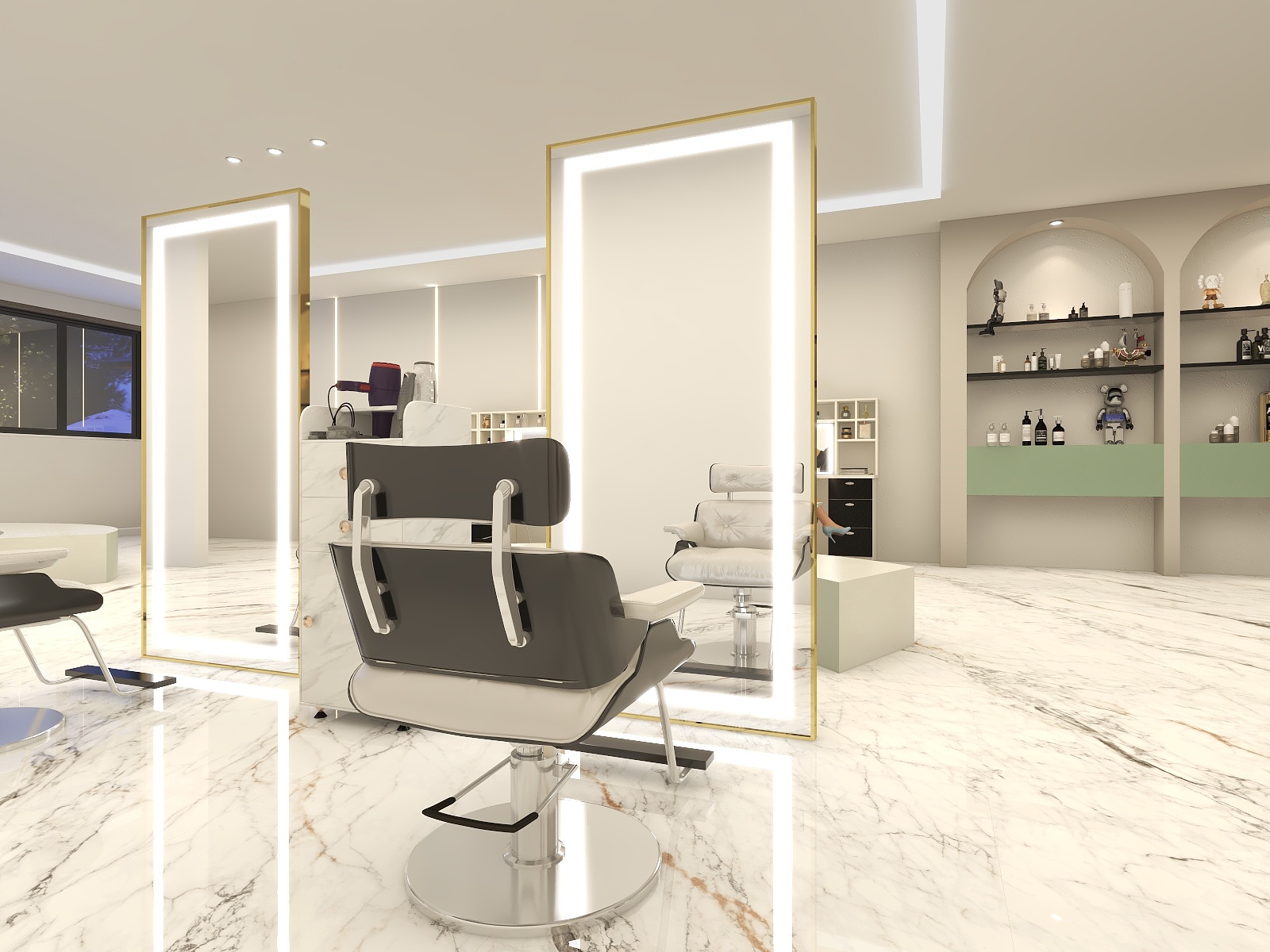 qqzWDs-理发店-装修设计方案