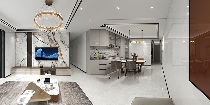 湛江聚林装饰材料有限公司-金海小区-装修设计方案