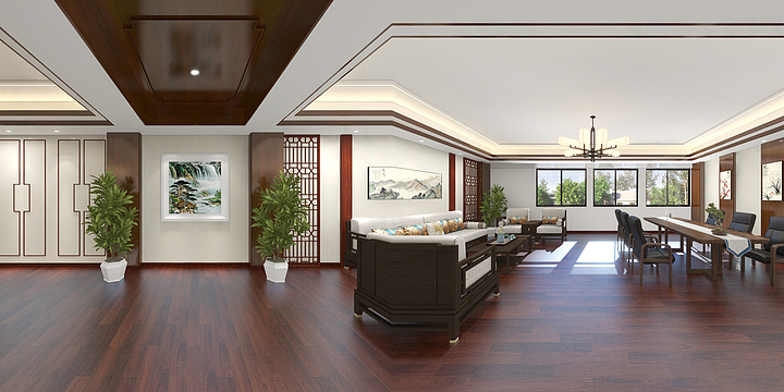 全案设计魏宇-润格生物总办-装修设计方案