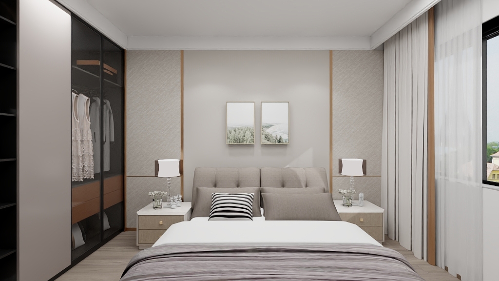 室内设计师董锋-大华锦绣海岸二楼-装修设计方案