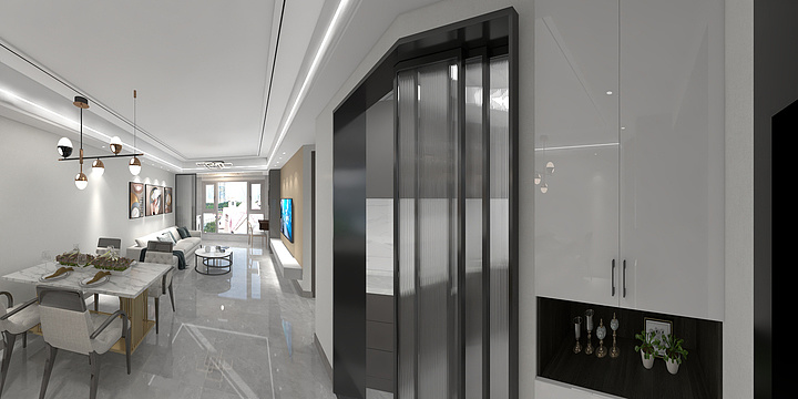 晨亮装饰设计-漫悦湾502(老乡）-装修设计方案