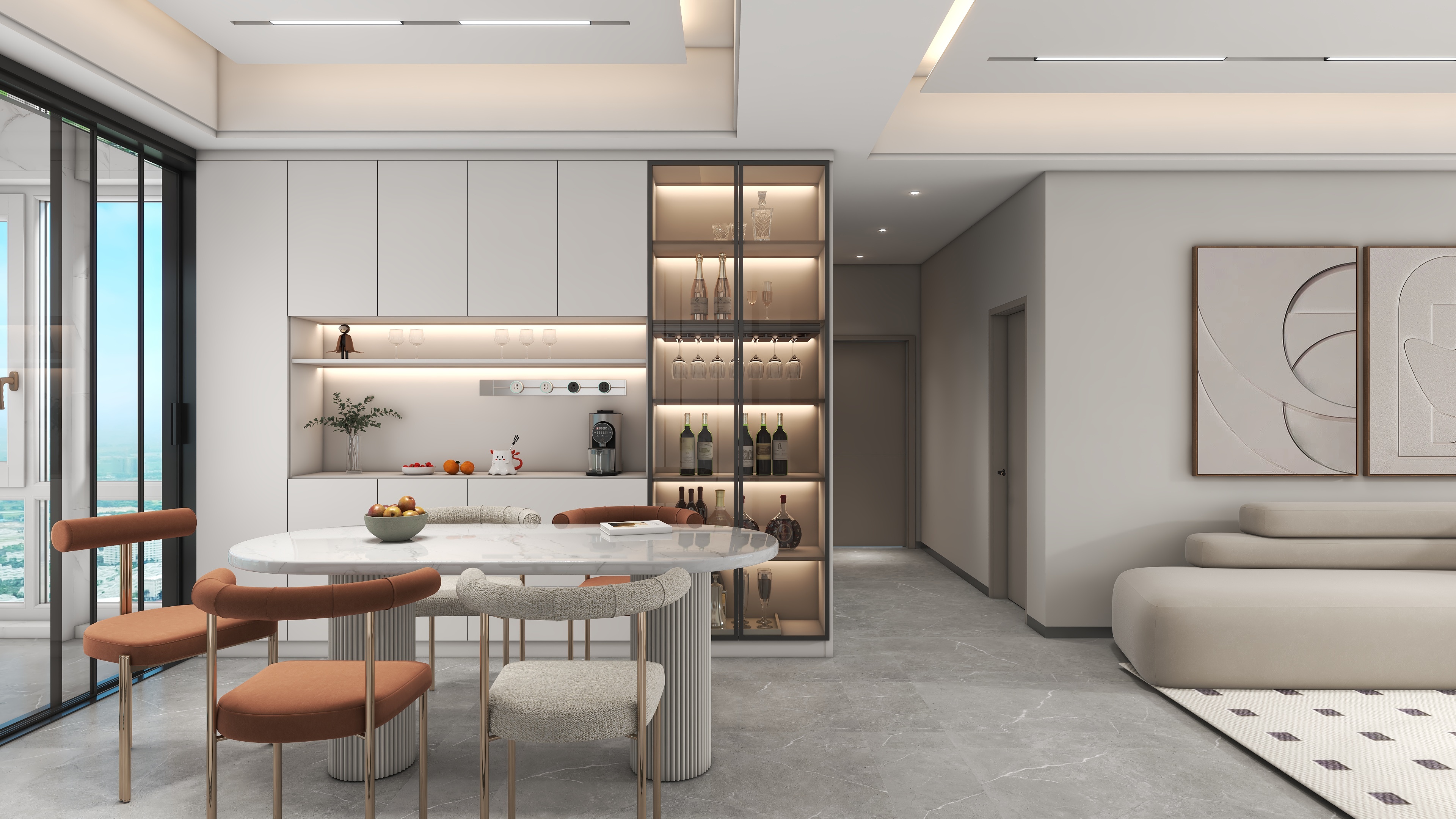 绿森林国际艺术壁材馆-城市之春韦老师-装修设计方案