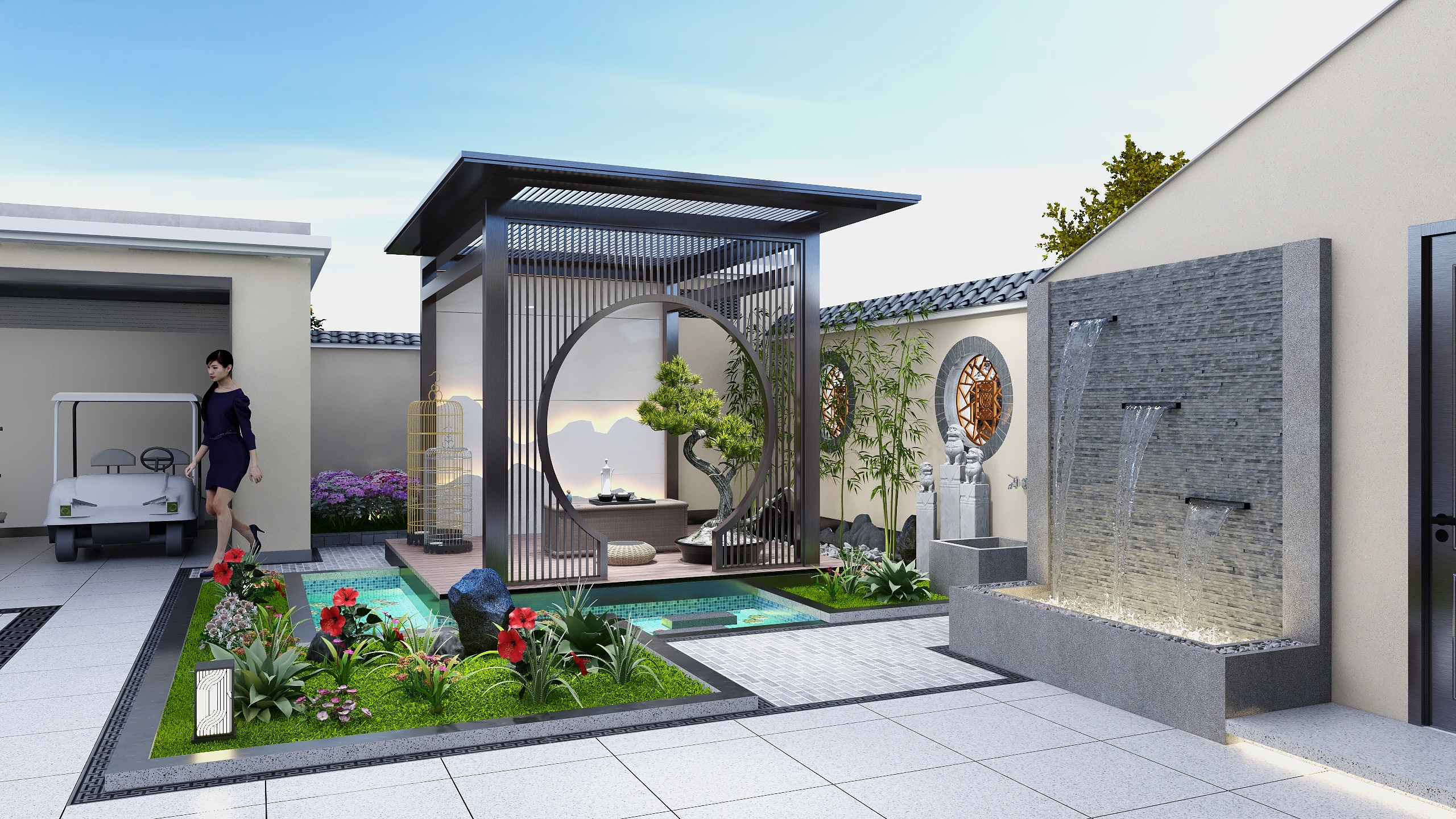 姚广龙-庭院这样设计邻居都羡慕-装修设计方案