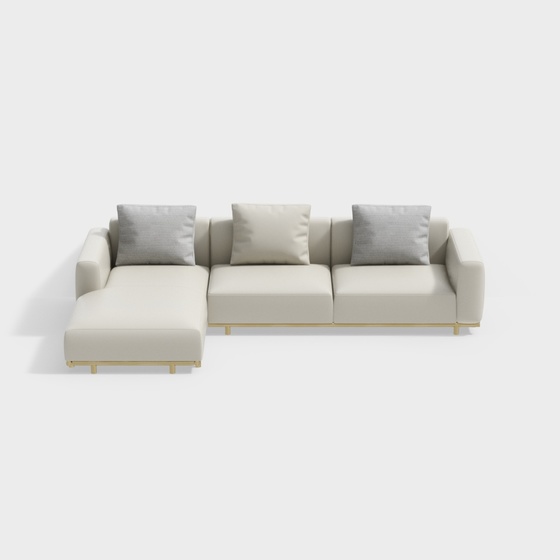 Luxury L-shaped Sofa,Seats & Sofas,beige