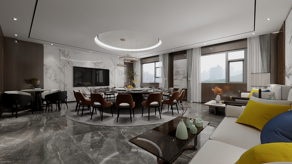 用户44414sIrS-新中式包间-装修设计方案