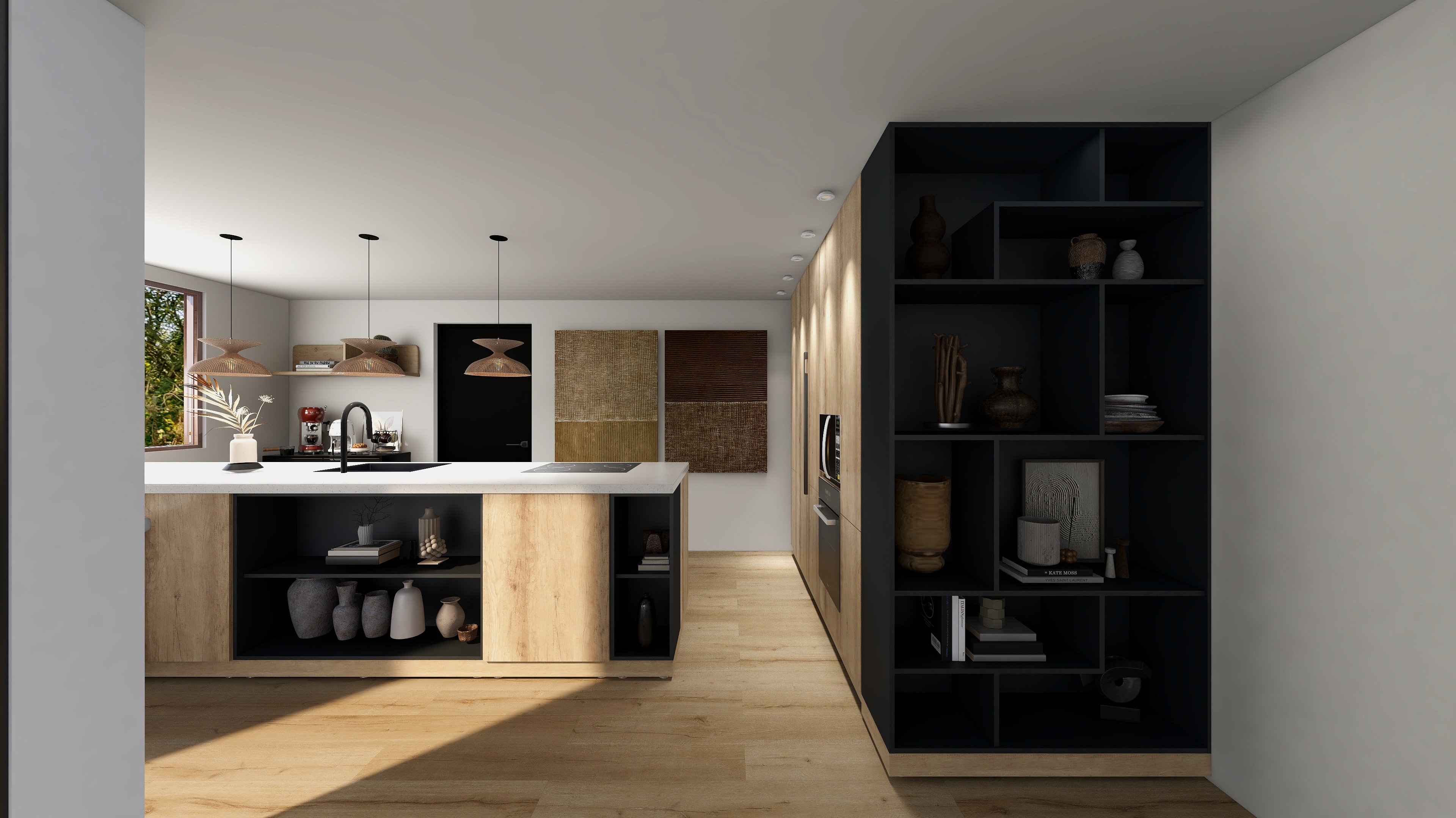 Japandi kitchen-Coohom design community