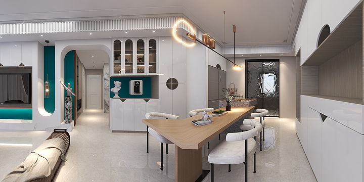 肖长洲-悦府二期129户型第六版（灯光）-装修设计方案