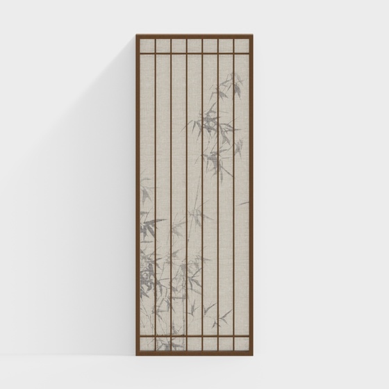 Chinese rice paper screen partition