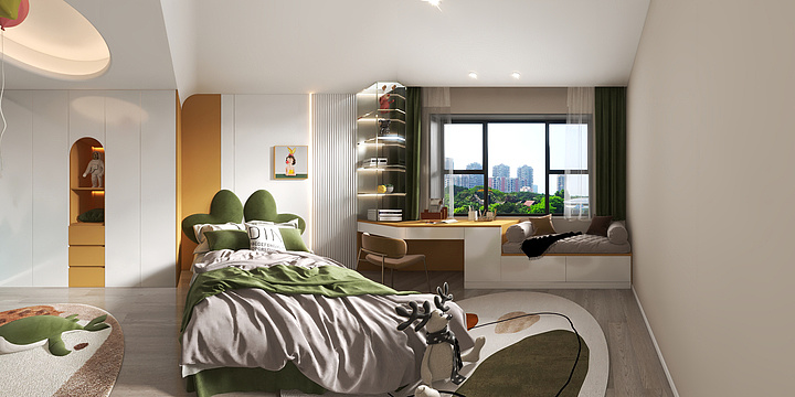 晨林空间设计-5.10儿童房-副本-装修设计方案