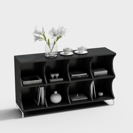 Modern decorative shelf bookshelf shelf