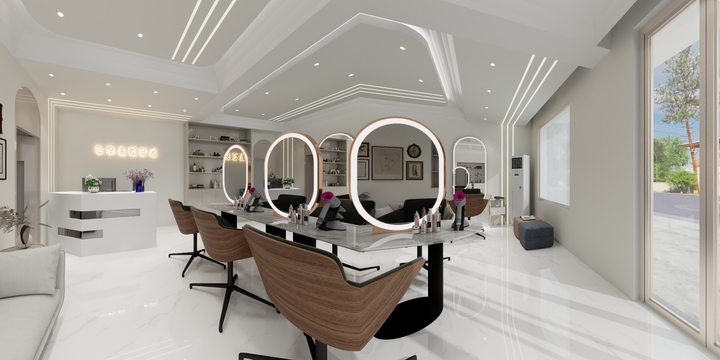 奢尚雅居软装设计-飞尔美发沙龙-装修设计方案