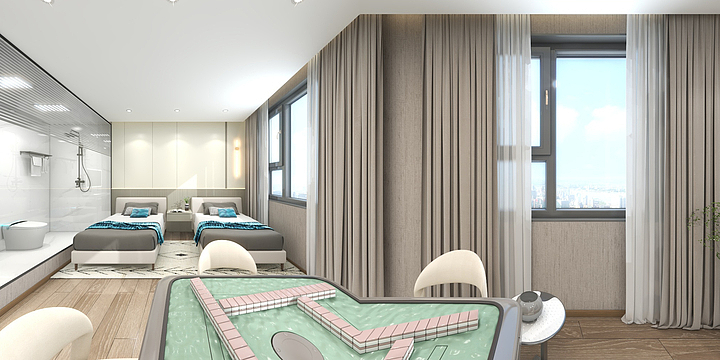 登封市爱美家装饰-少室路酒店-装修设计方案