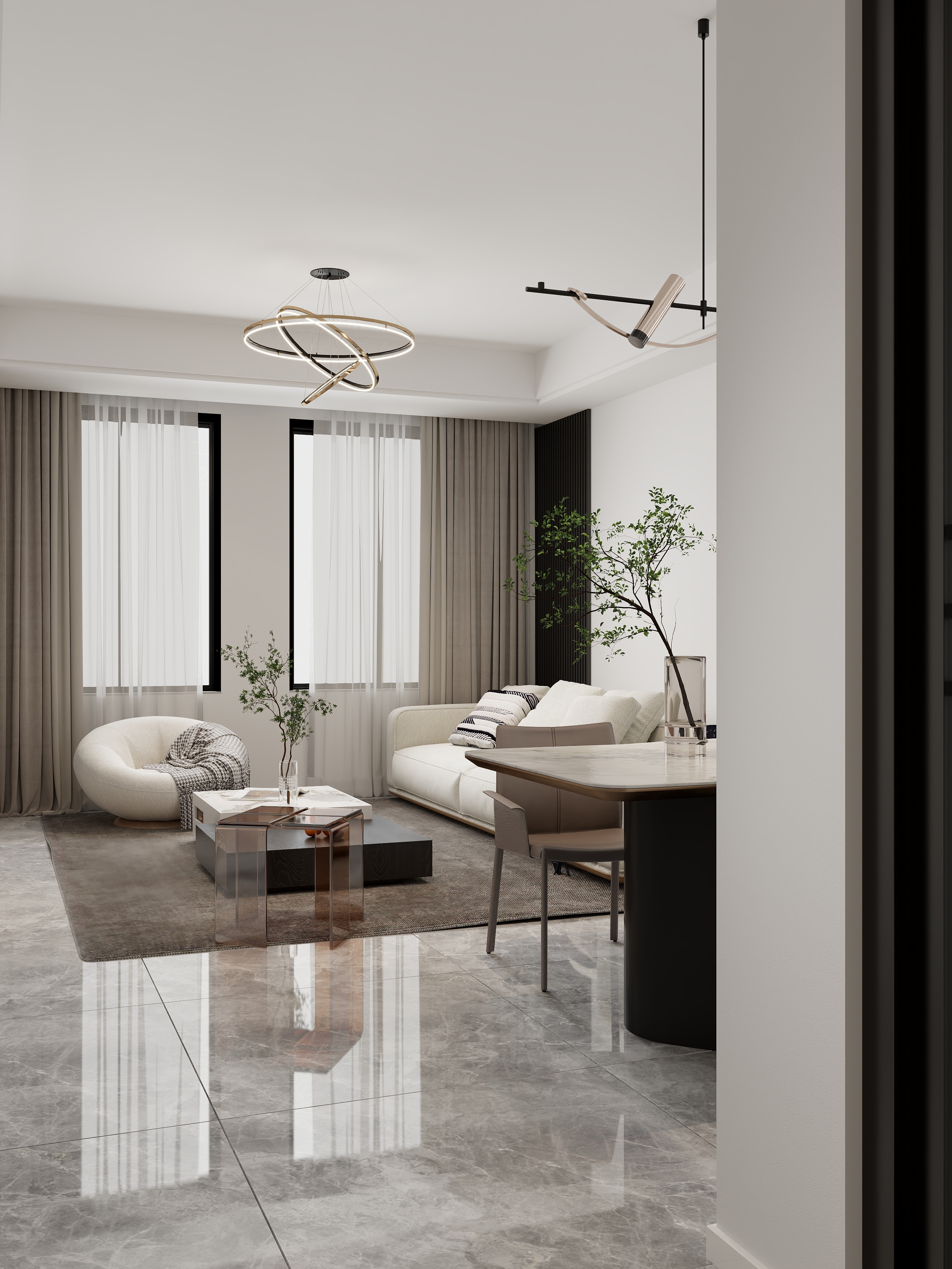 言壹空间设计丨欧阳-佳-装修设计方案