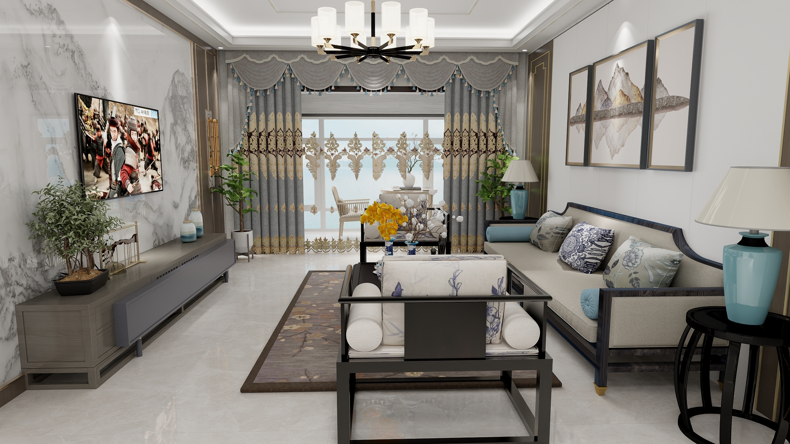 不会-设计-银河湾1号楼126㎡-装修设计方案