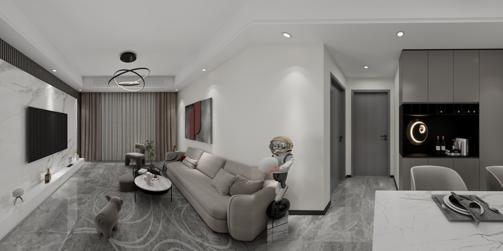 神奇大六国-百合中间户-装修设计方案