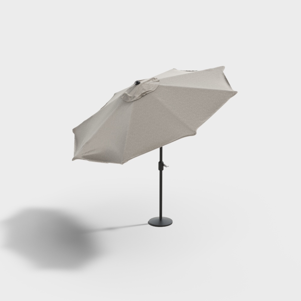 户外遮阳伞3D模型