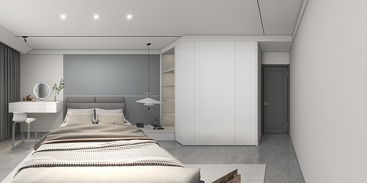 白银双虎家居-湖畔佳园3室两厅-装修设计方案