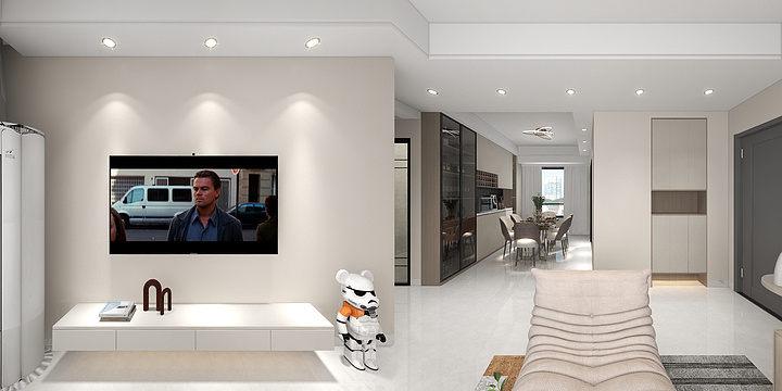 装饰设计师啊超-德威G4-101-105.322-效果图-轻法-装修设计方案