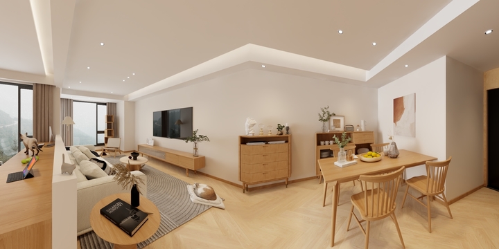 言壹空间设计丨欧阳-硬装专业等级考核户型-副本-装修设计方案