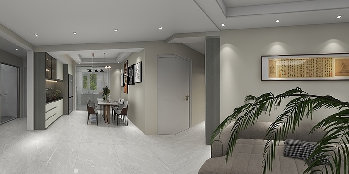 盛源房产李正诚-阡陌苑二期114平米现代简约-副本-装修设计方案