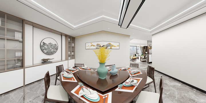 装修设计_L-江韵华府效果图-装修设计方案