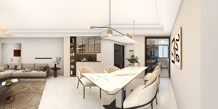 Amo南音-观淮府17#1201-装修设计方案