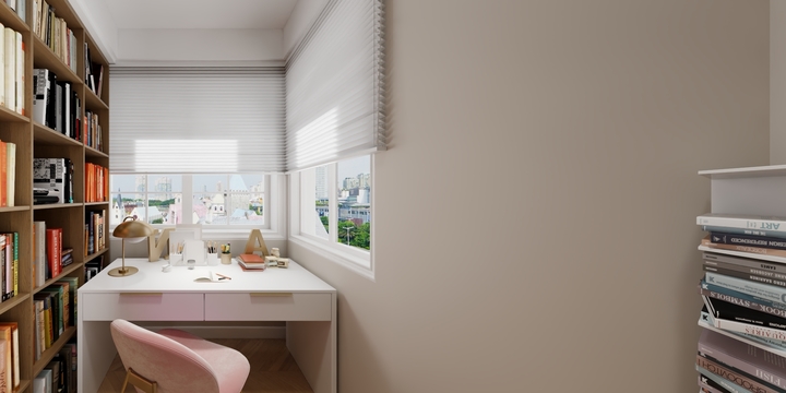 郑小龙ZXuh-海德公园80㎡1室-装修设计方案