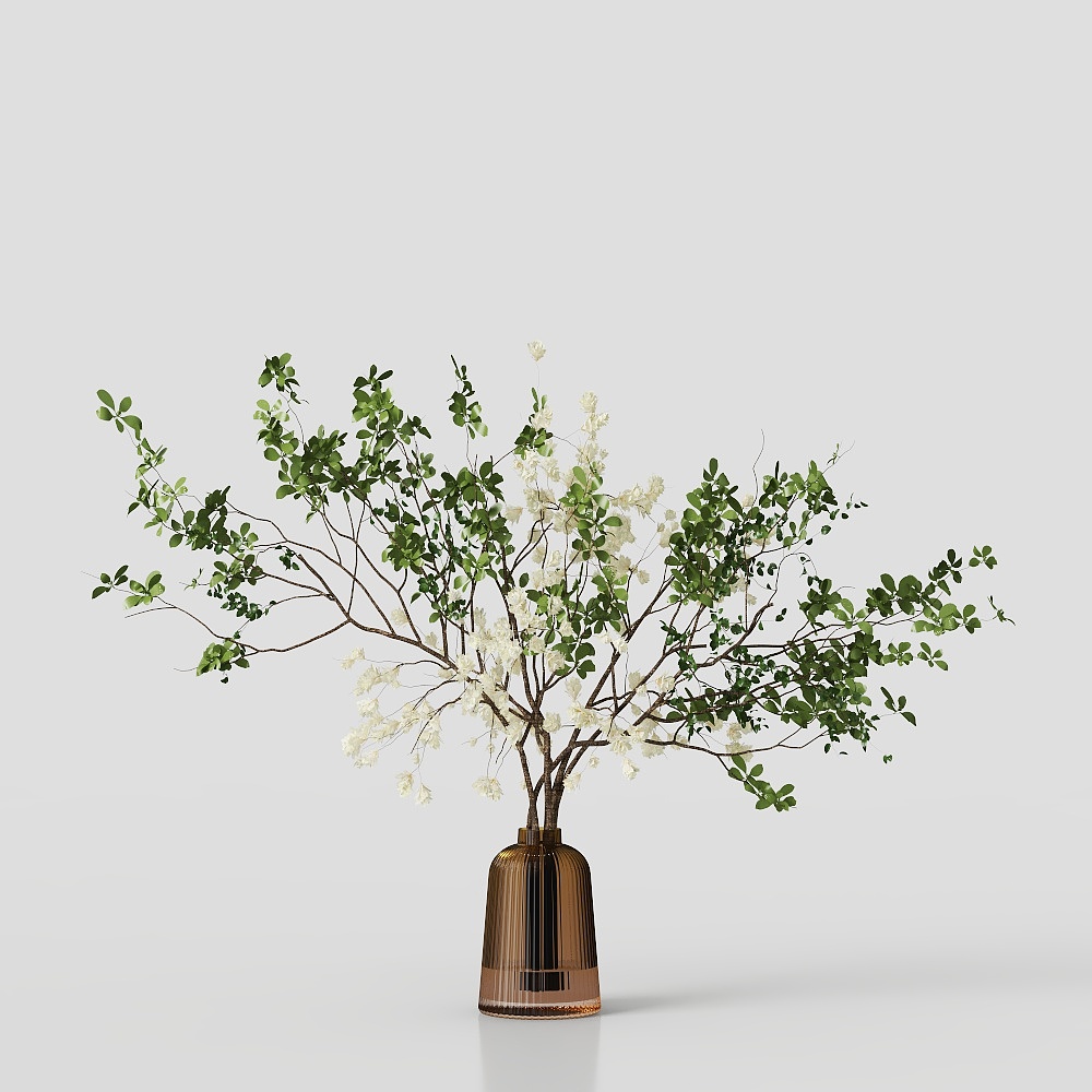 现代花瓶花艺