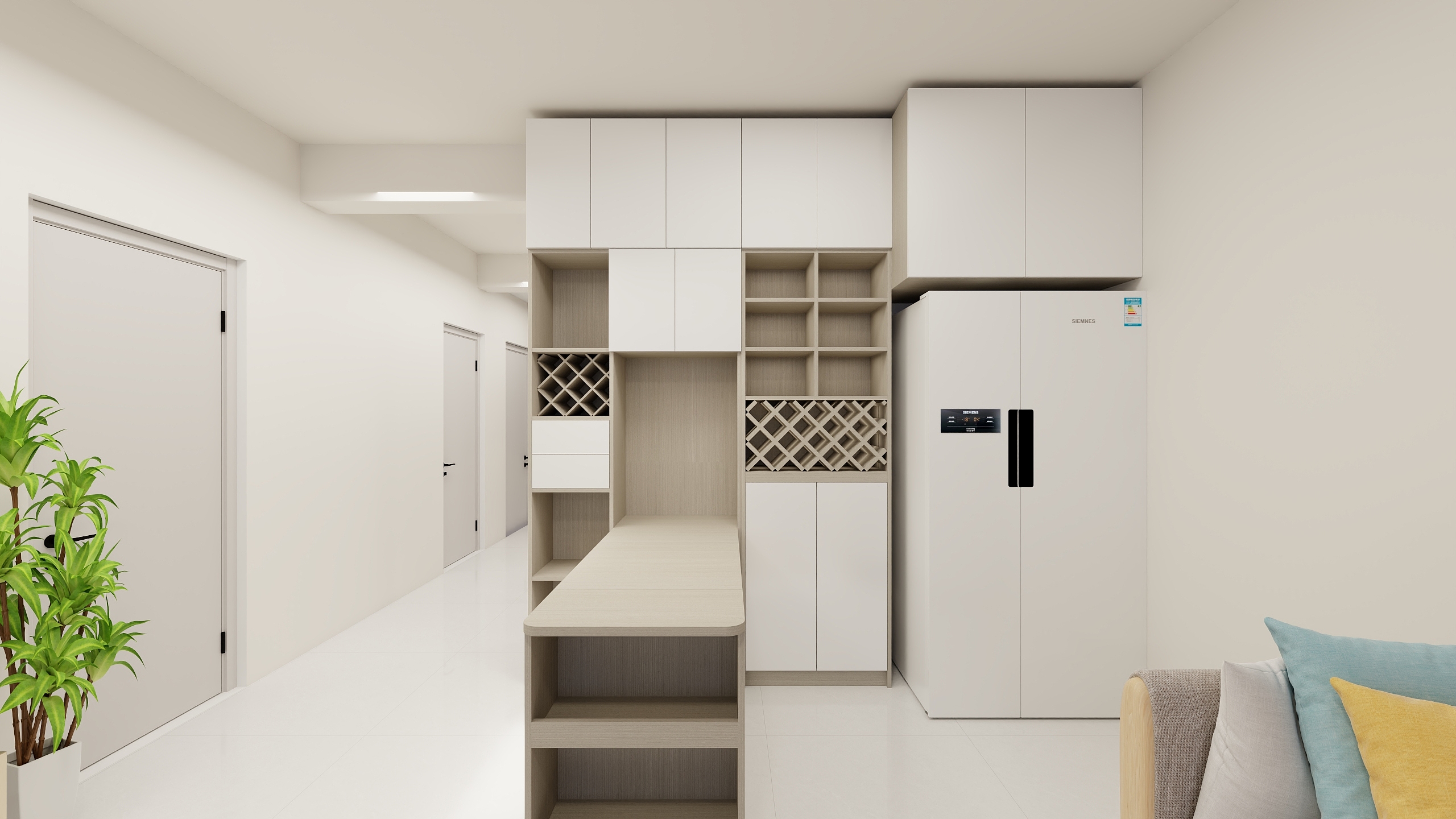 木高装饰定制-林锦庭园85简三居装修效果图