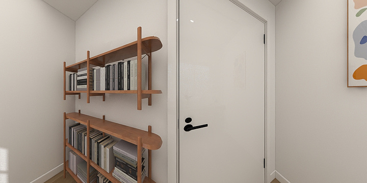 所以就灿烂的笑吧-海德公园82㎡3室-装修设计方案