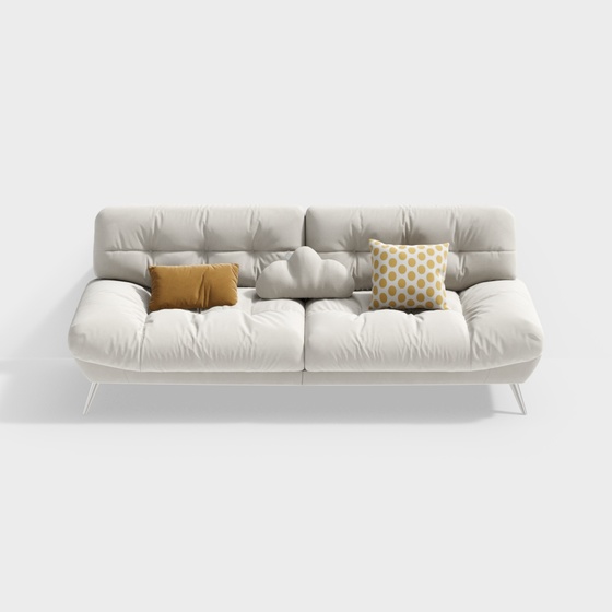 Baxter Modern Cloud Multi-Person Sofa