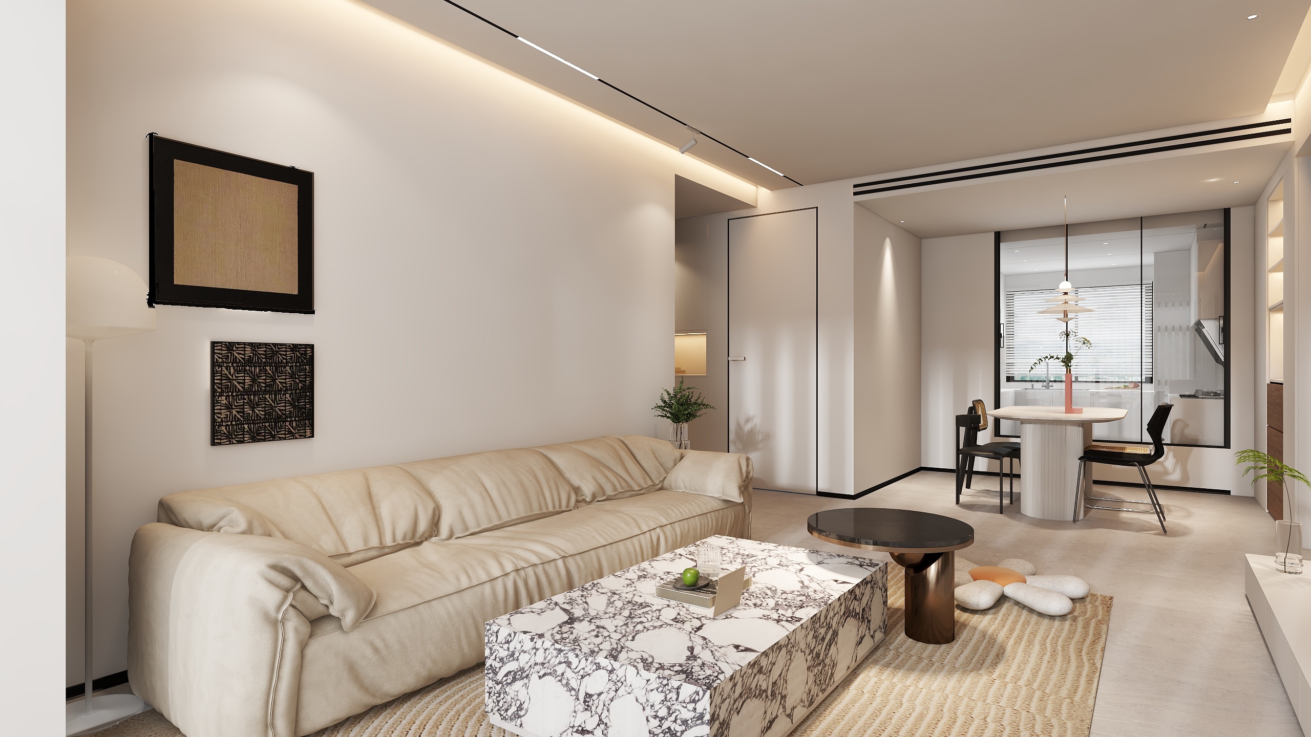 小可全案设计-现代简约风装修效果图