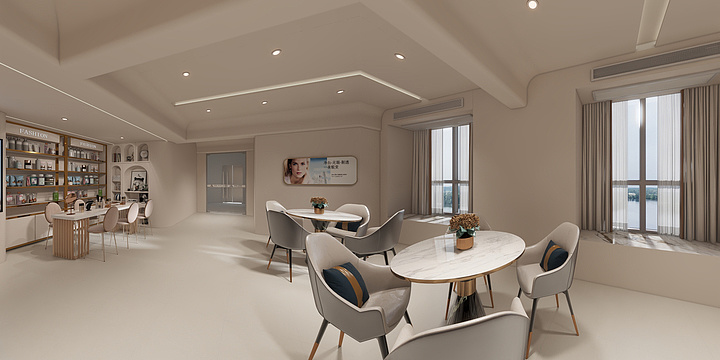 陈佳1-美容院-装修设计方案