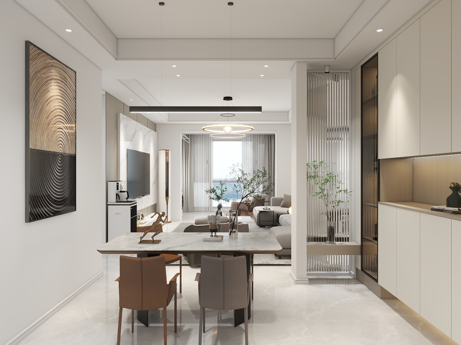 -叶文-麒龙香林美域现代简约117㎡4室-装修设计方案