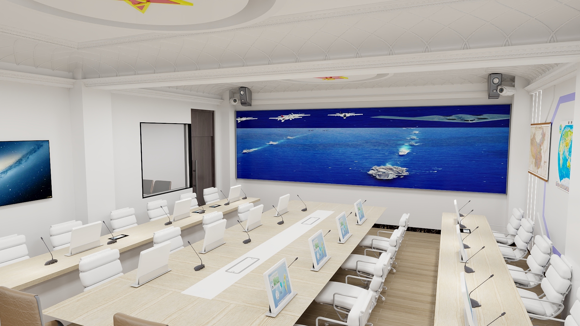 月下吴钩-部队办公室-装修设计方案